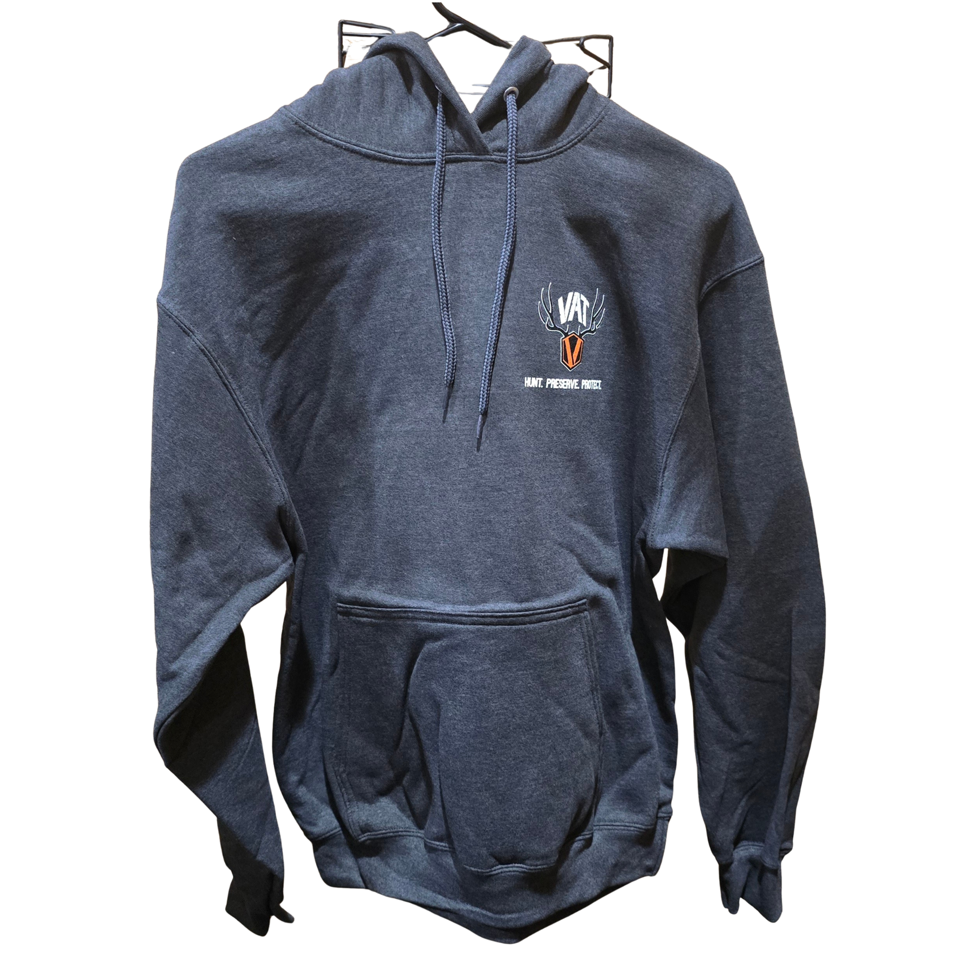 grey VAT hoodie front Graphic