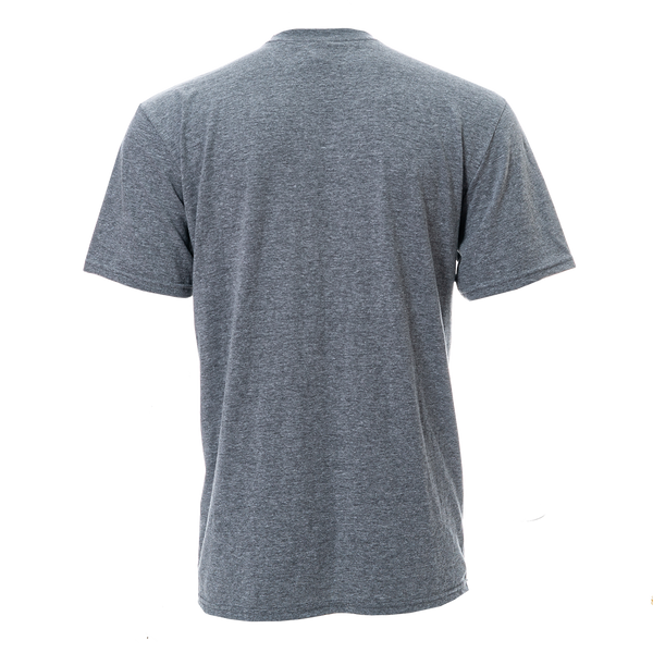 velvet antler technologies logo premium cotton heather grey t-shirt back